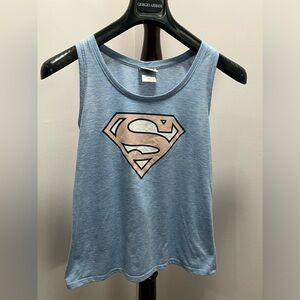 4 for $20 Super girl tank top blue size medium